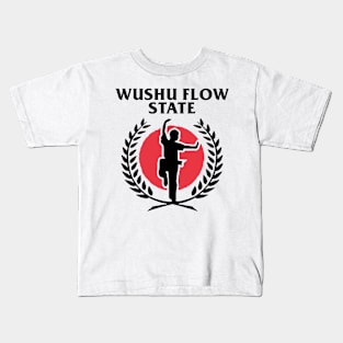 Wushu Flow State Kids T-Shirt